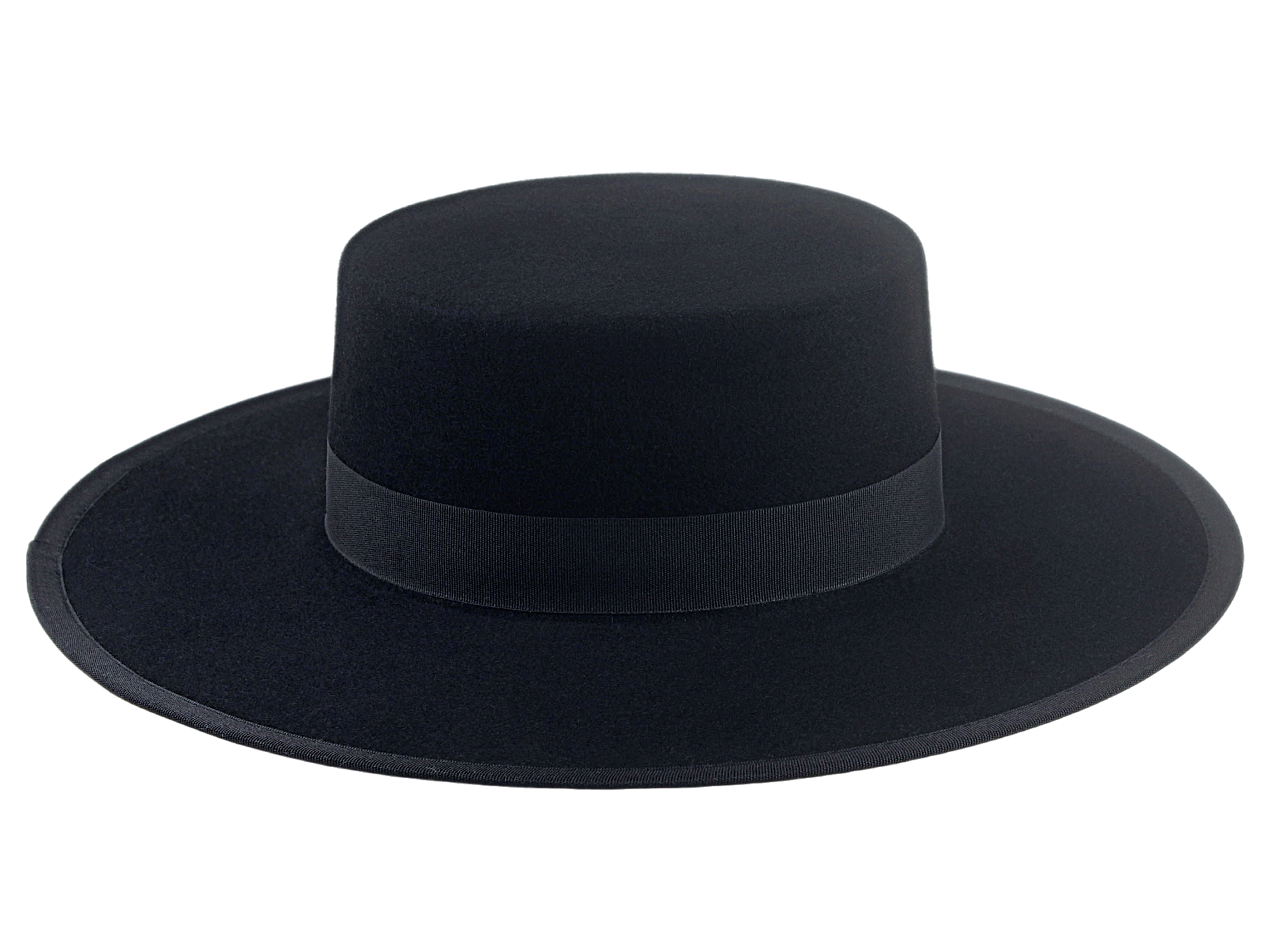 Fur Felt Bolero Hat | The GAUCHO | Custom Handmade Hats Agnoulita Hats 5 | Black, Rabbit fur felt, Western Style