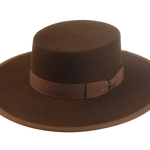 Fur Felt Bolero Hat | The GAUCHO | Custom Handmade Hats Agnoulita Hats 1 | Brown, Rabbit fur felt, Umber Brown, Western Style