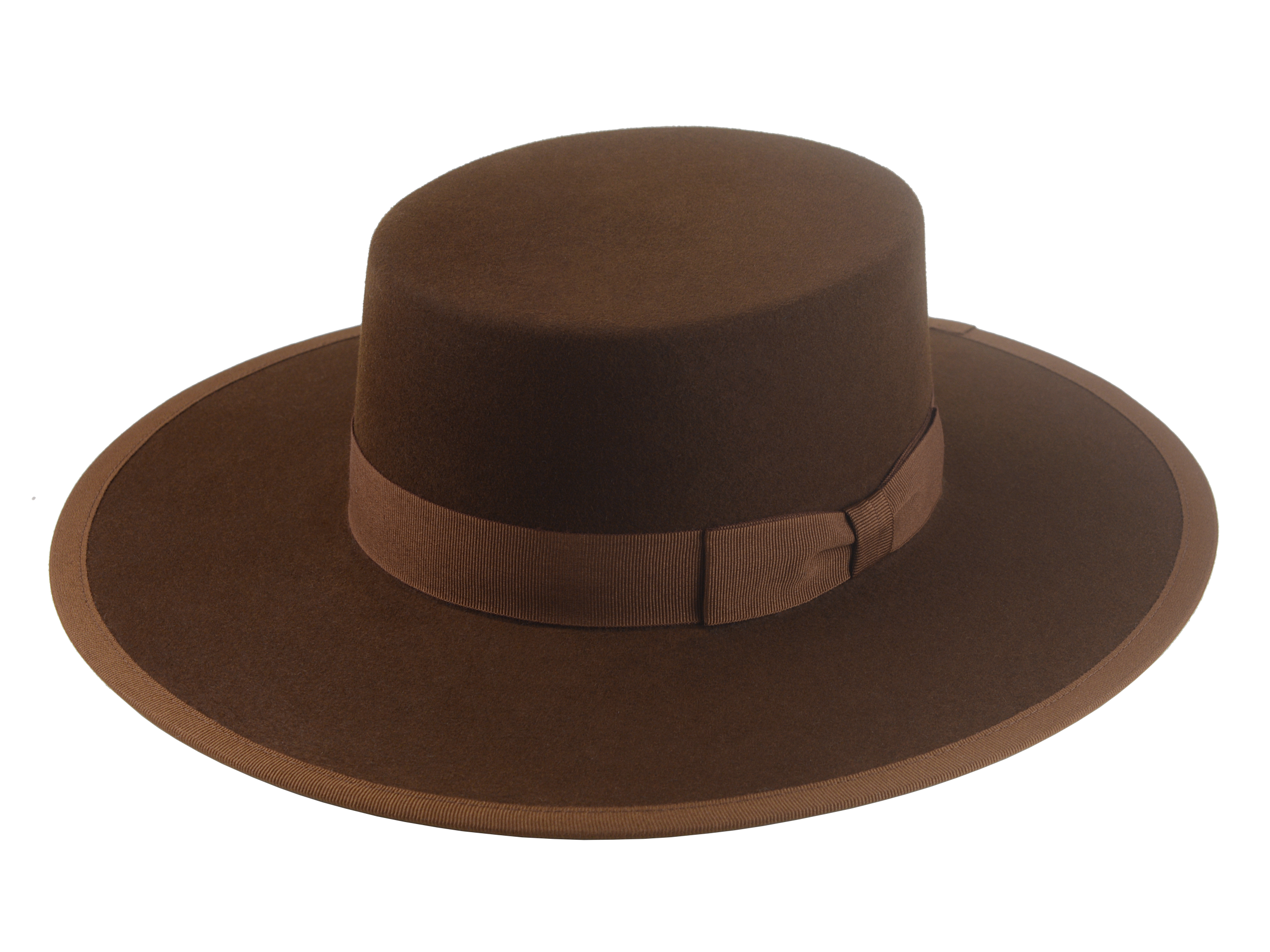 Fur Felt Bolero Hat | The GAUCHO | Custom Handmade Hats Agnoulita Hats 1 | Brown, Rabbit fur felt, Umber Brown, Western Style