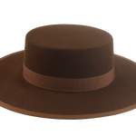 Fur Felt Bolero Hat | The GAUCHO | Custom Handmade Hats Agnoulita Hats 5 | Brown, Rabbit fur felt, Umber Brown, Western Style