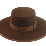 Fur Felt Bolero Hat | The GAUCHO | Custom Handmade Hats Agnoulita Hats 6 | Brown, Rabbit fur felt, Umber Brown, Western Style