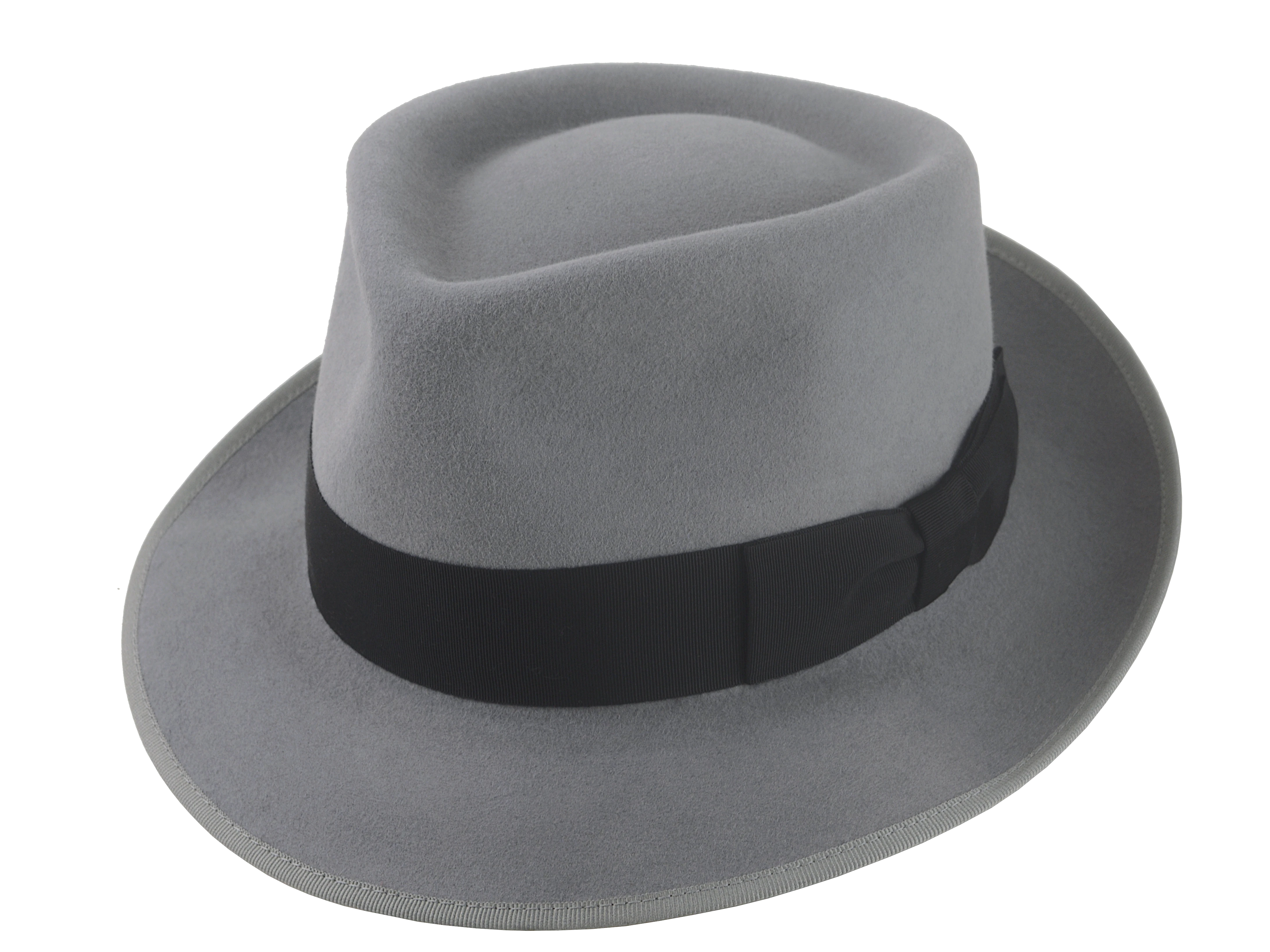 The Gin Joint: Full Hat Displaying Pewter Grey Felt Color | Agnoulita Hats