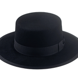 Fur Felt Boater Hat | The GRANDEE | Custom Handmade Hats Agnoulita Hats 6 | Black, Rabbit fur felt, Western Style