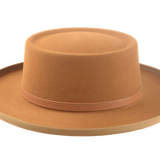 The ITHACA | Agnoulita Custom Handmade Hats Agnoulita Hats 5 | Ginger Brown, Rabbit fur felt, Telescope, Western Style