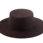 The JACOBY | Agnoulita Custom Handmade Hats Agnoulita Hats 3 | Chocolate Brown, Rabbit fur felt, Western Style