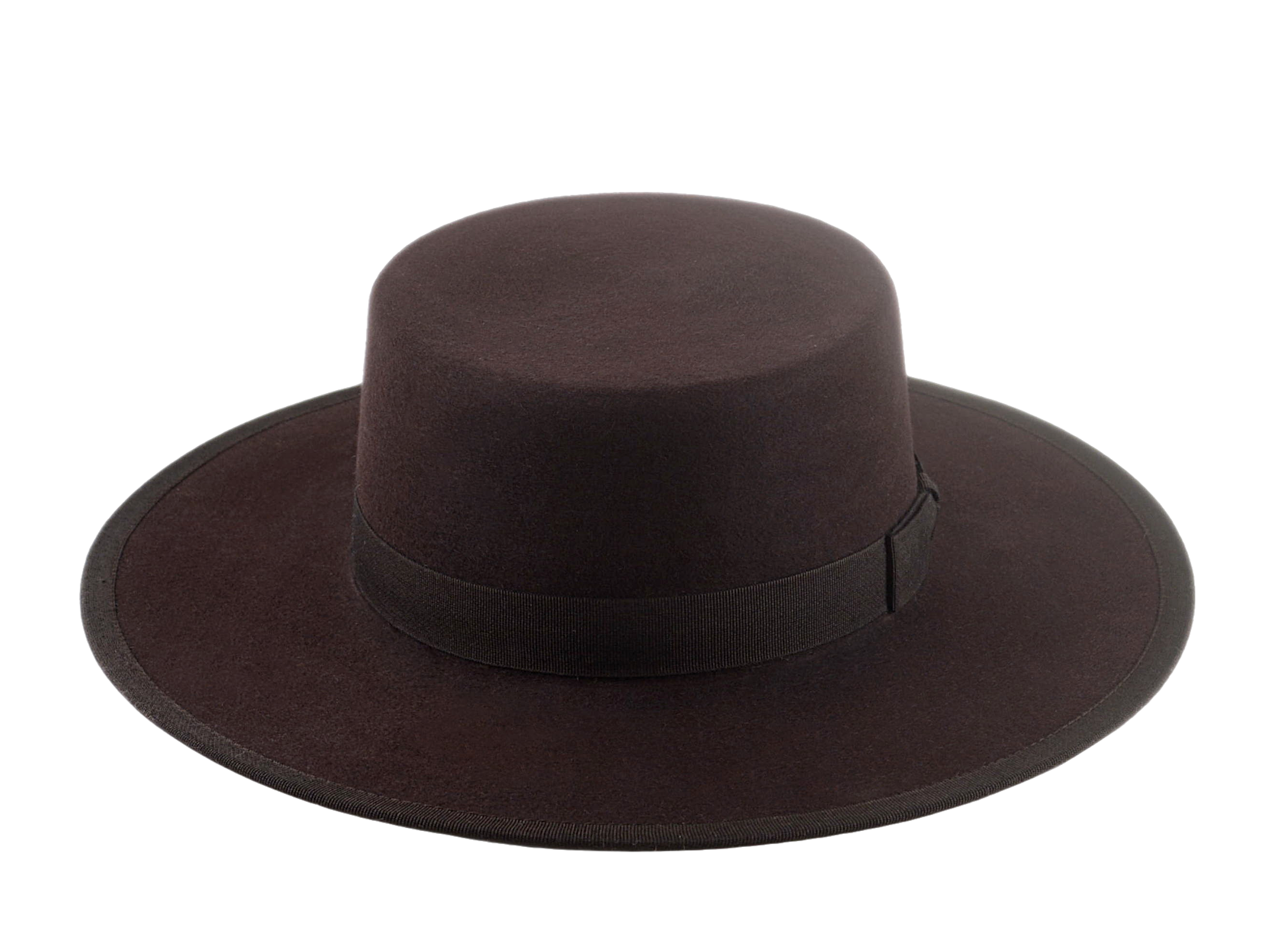 The JACOBY | Agnoulita Custom Handmade Hats Agnoulita Hats 3 | Chocolate Brown, Rabbit fur felt, Western Style