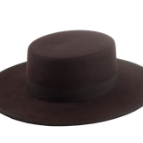 The JACOBY | Agnoulita Custom Handmade Hats Agnoulita Hats 4 | Chocolate Brown, Rabbit fur felt, Western Style