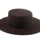 The JACOBY | Agnoulita Custom Handmade Hats Agnoulita Hats 5 | Chocolate Brown, Rabbit fur felt, Western Style