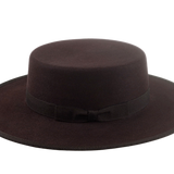 The JACOBY | Agnoulita Custom Handmade Hats Agnoulita Hats 6 | Chocolate Brown, Rabbit fur felt, Western Style
