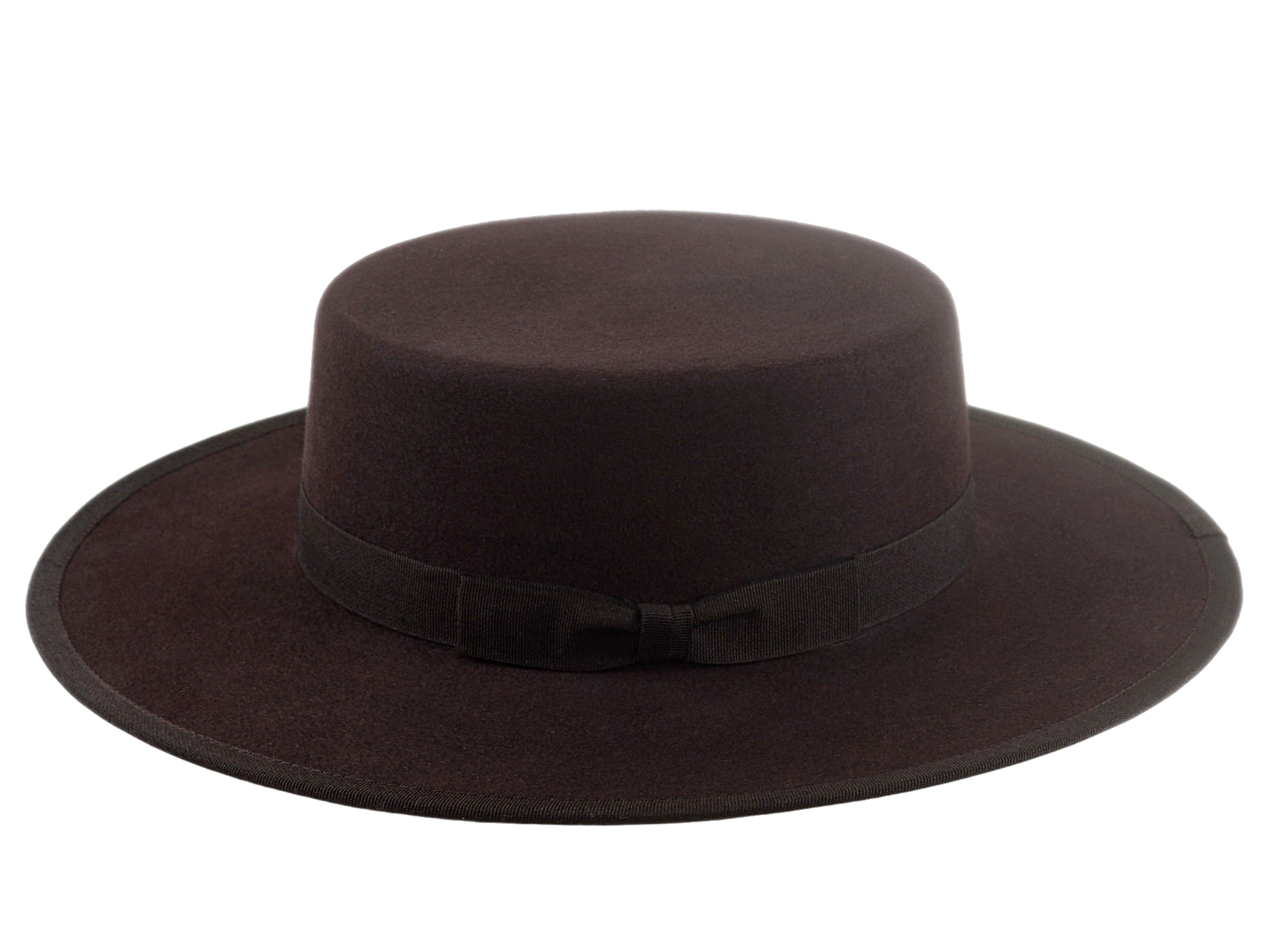 The JACOBY | Agnoulita Custom Handmade Hats Agnoulita Hats 6 | Chocolate Brown, Rabbit fur felt, Western Style