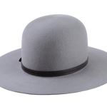 The LIVAJA | Agnoulita Custom Handmade Hats Agnoulita Hats 4 | Pewter Grey, Round Crown, Western Style