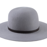 The LIVAJA | Agnoulita Custom Handmade Hats Agnoulita Hats 5 | Pewter Grey, Round Crown, Western Style