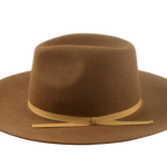 The LONGSWORD | Agnoulita Custom Handmade Hats Agnoulita Hats 2 | Brown, Center-dent, Rabbit fur felt, Wide Brim Fedora
