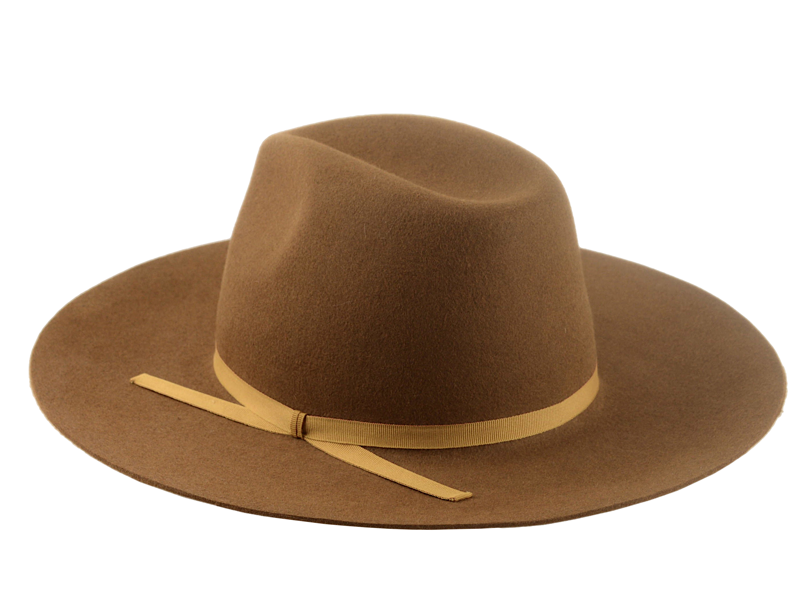 The LONGSWORD | Agnoulita Custom Handmade Hats Agnoulita Hats 3 | Brown, Center-dent, Rabbit fur felt, Wide Brim Fedora