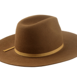 The LONGSWORD | Agnoulita Custom Handmade Hats Agnoulita Hats 4 | Brown, Center-dent, Rabbit fur felt, Wide Brim Fedora