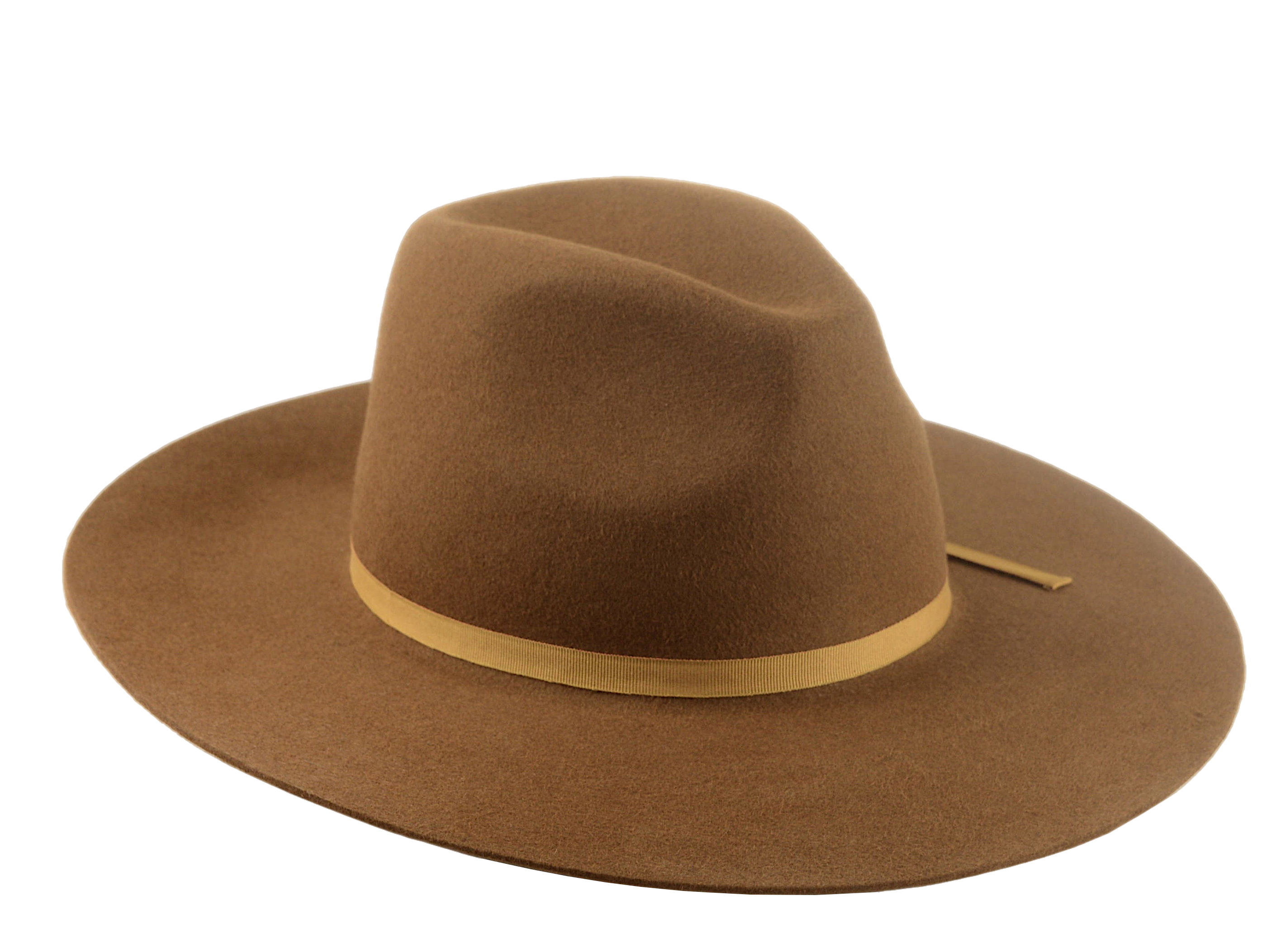 The LONGSWORD | Agnoulita Custom Handmade Hats Agnoulita Hats 6 | Brown, Center-dent, Rabbit fur felt, Wide Brim Fedora