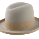 The MAGE | Agnoulita Custom Handmade Hats Agnoulita Hats 4 | Beige, Homburg Fedora, Rabbit fur felt, Single-crease