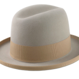 The MAGE | Agnoulita Custom Handmade Hats Agnoulita Hats 4 | Beige, Homburg Fedora, Rabbit fur felt, Single-crease
