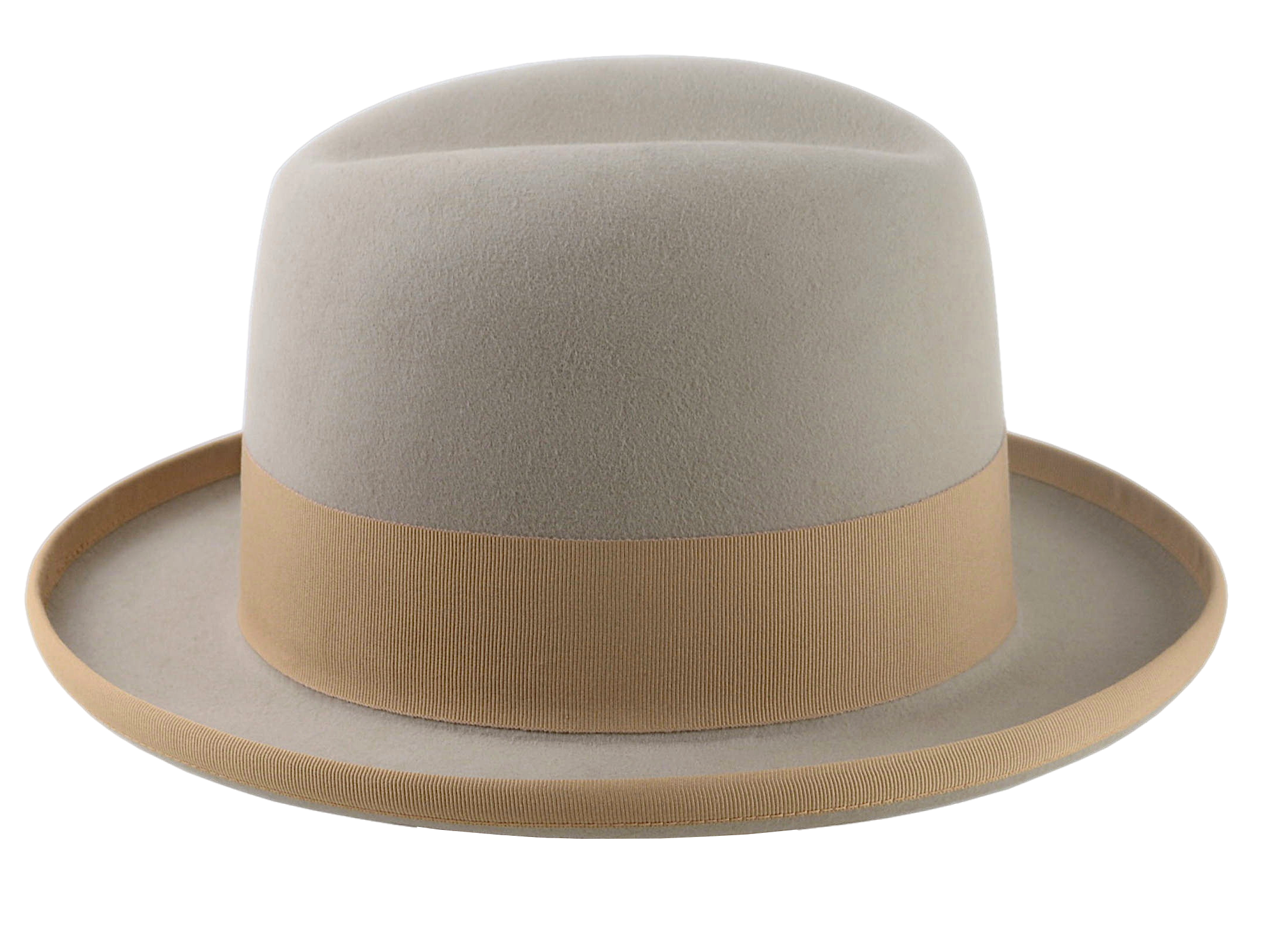 The MAGE | Agnoulita Custom Handmade Hats Agnoulita Hats 5 | Beige, Homburg Fedora, Rabbit fur felt, Single-crease