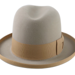 The MAGE | Agnoulita Custom Handmade Hats Agnoulita Hats 6 | Beige, Homburg Fedora, Rabbit fur felt, Single-crease
