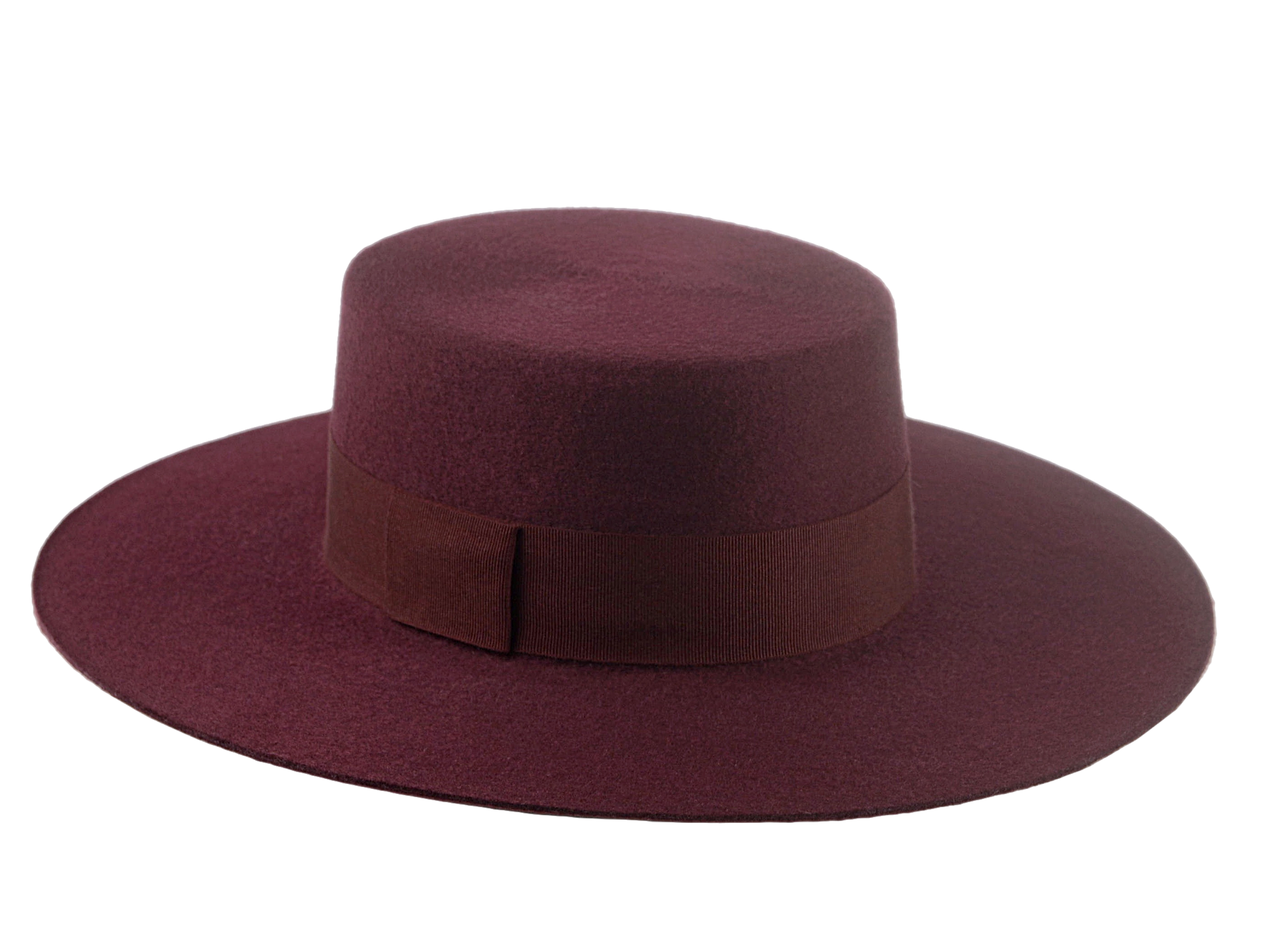The MESTIZO | Custom Handmade Agnoulita Hats 3 | Burgundy, Western Style