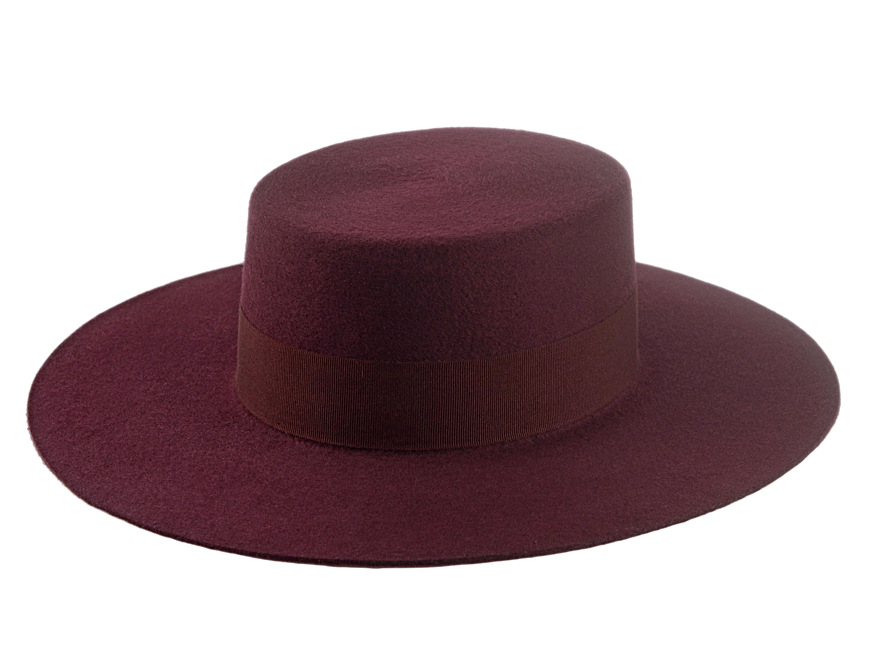 The MESTIZO | Custom Handmade Agnoulita Hats 4 | Burgundy, Western Style