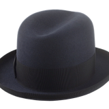 The MOSES | Agnoulita Custom Handmade Hats Agnoulita Hats 5 | Homburg Fedora, Rabbit fur felt, Single-crease, Slate Grey
