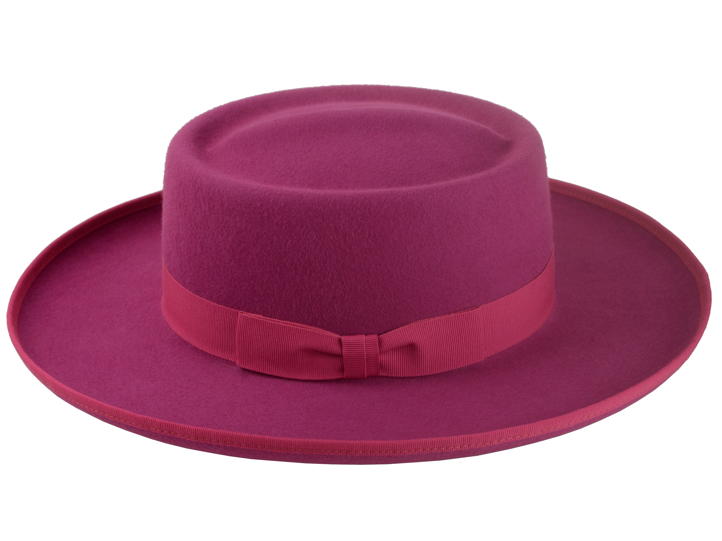 The Motown: Detailed grosgrain ribbon hatband in grape | Agnoulita Hats