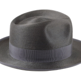 The OLIVER | Agnoulita Custom Handmade Hats Agnoulita Hats 6 | Hare Felt, Rabbit fur felt, Smoke Grey, Teardrop, Wide Brim Fedora