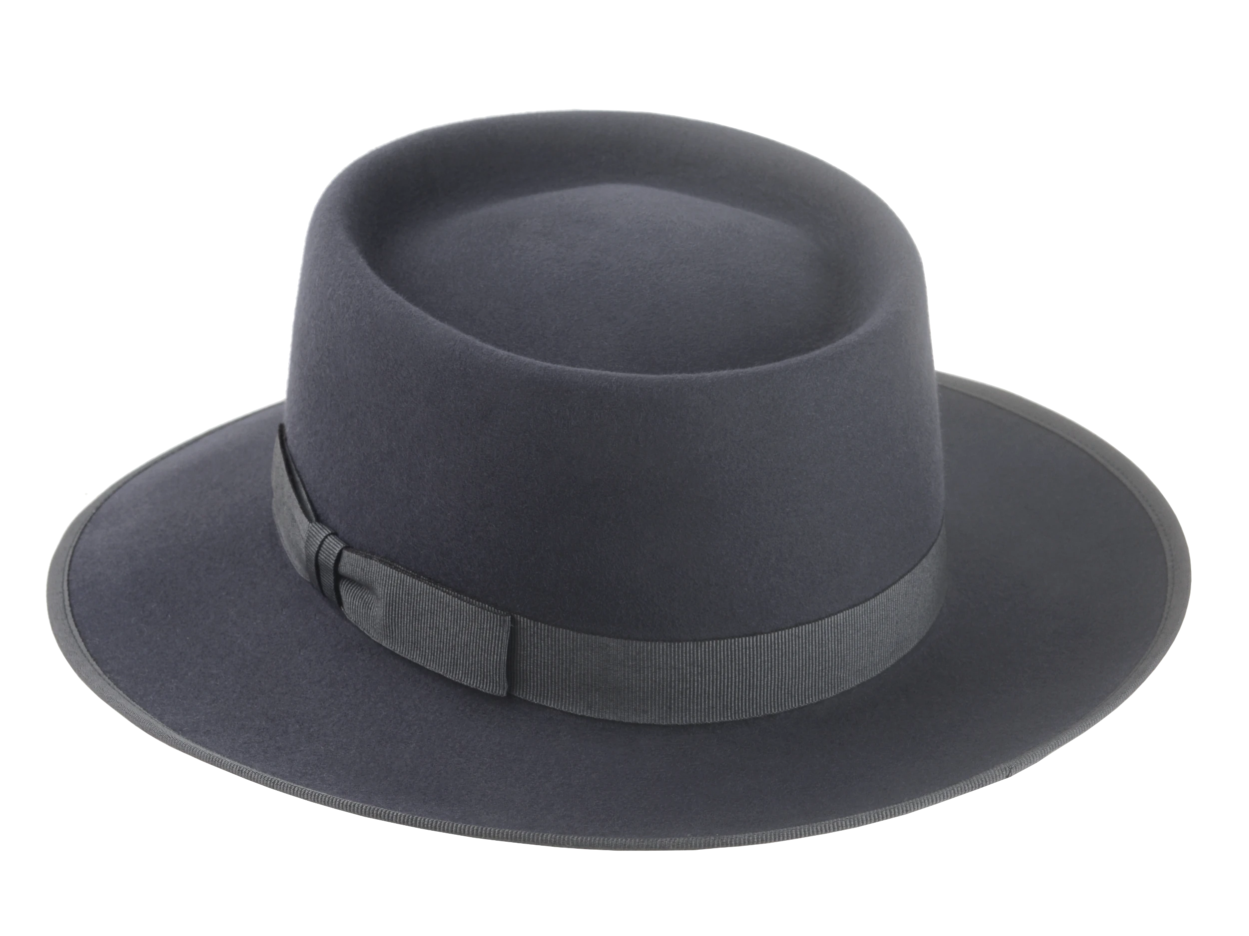 Oppenheimer hat displayed in a tilted manner, revealing its full design elements | Agnoulita Hats