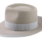 Pandamator - Custom Handmade Fedora | Agnoulita Hats Agnoulita Hats 2 | Beige, Men's Fedora, Rabbit fur felt, Teardrop