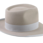 Pandamator - Custom Handmade Fedora | Agnoulita Hats Agnoulita Hats 5 | Beige, Men's Fedora, Rabbit fur felt, Teardrop