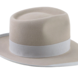 Pandamator - Custom Handmade Fedora | Agnoulita Hats Agnoulita Hats 5 | Beige, Men's Fedora, Rabbit fur felt, Teardrop