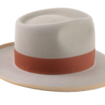 The PANDAMATOR | Agnoulita Custom Handmade Hats Agnoulita Hats 5 | Beige, Men's Fedora, Rabbit fur felt, Teardrop
