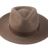 The Pathfinder: Image emphasizing the hat's robust and refined build | Agnoulita Hats