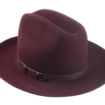 The Patriot: displaying the elegant silhouette and timeless design of the fedora | Agnoulita Hats