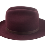 The Patriot: Detailed angle showcasing the fedora's overall balanced proportions and artisanal quality | Agnoulita Hats
