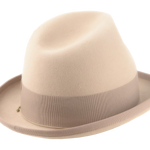 The PHAETON | Agnoulita Custom Handmade Hats Agnoulita Hats 4 | Camel, Center-dent, Homburg Fedora, Rabbit fur felt