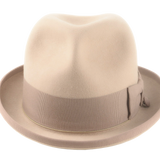 The PHAETON | Agnoulita Custom Handmade Hats Agnoulita Hats 6 | Camel, Center-dent, Homburg Fedora, Rabbit fur felt