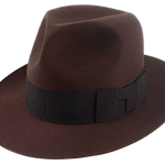 The PHARAOH | Agnoulita Custom Handmade Hats Agnoulita Hats 1 | Beaver fur felt, Custom Beaver Fedora, Explorer, Sable Brown