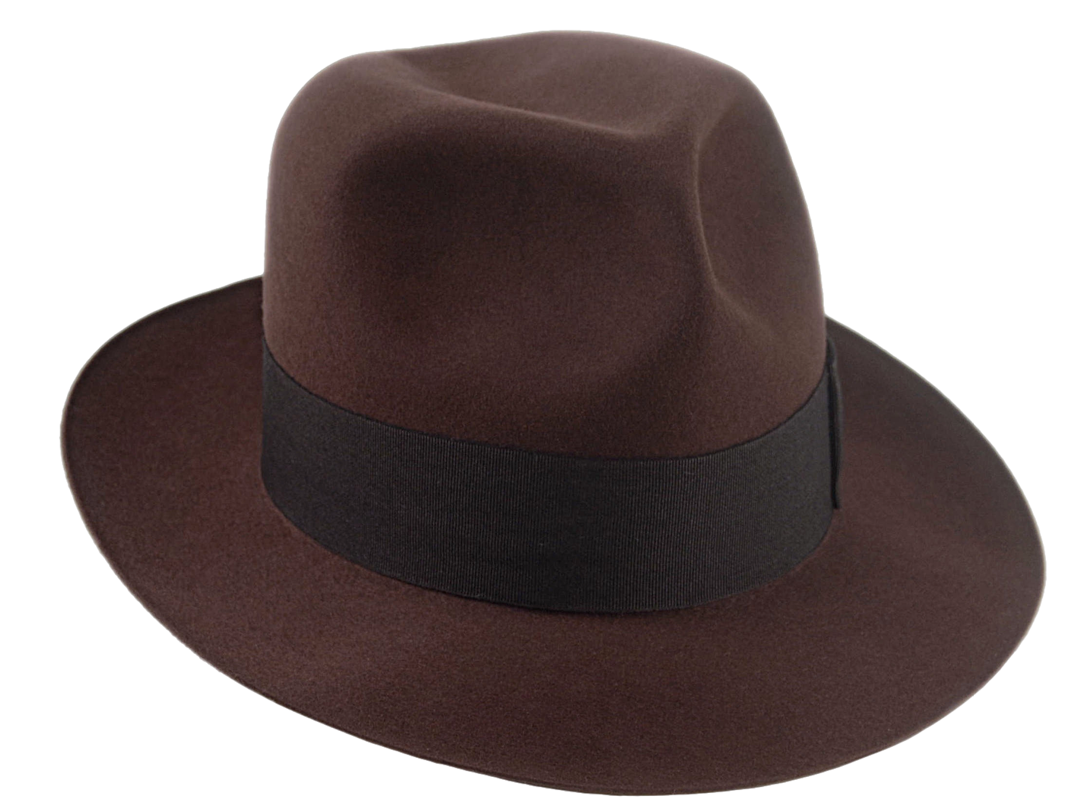 The PHARAOH | Agnoulita Custom Handmade Hats Agnoulita Hats 6 | Beaver fur felt, Custom Beaver Fedora, Explorer, Sable Brown
