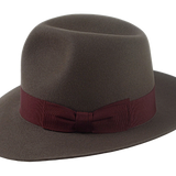 The PULSAR | Agnoulita Custom Handmade Hats Agnoulita Hats 2 | Caribou, Explorer, Men's Fedora, Rabbit fur felt