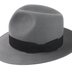 Pulsar Fedora - The Perfect Hat for Any Outfit | Agnoulita Hats Agnoulita Hats 2 | Explorer, Grey, Men's Fedora, Pewter Grey, Rabbit fur felt