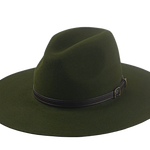 The PUNTER | Agnoulita Custom Handmade Hats Agnoulita Hats 1 | Center-dent, Outback, Rabbit fur felt