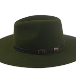 The PUNTER | Agnoulita Custom Handmade Hats Agnoulita Hats 2 | Center-dent, Outback, Rabbit fur felt