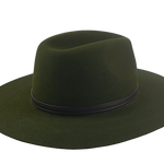 The PUNTER | Agnoulita Custom Handmade Hats Agnoulita Hats 4 | Center-dent, Outback, Rabbit fur felt