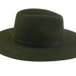 The PUNTER | Agnoulita Custom Handmade Hats Agnoulita Hats 5 | Center-dent, Outback, Rabbit fur felt