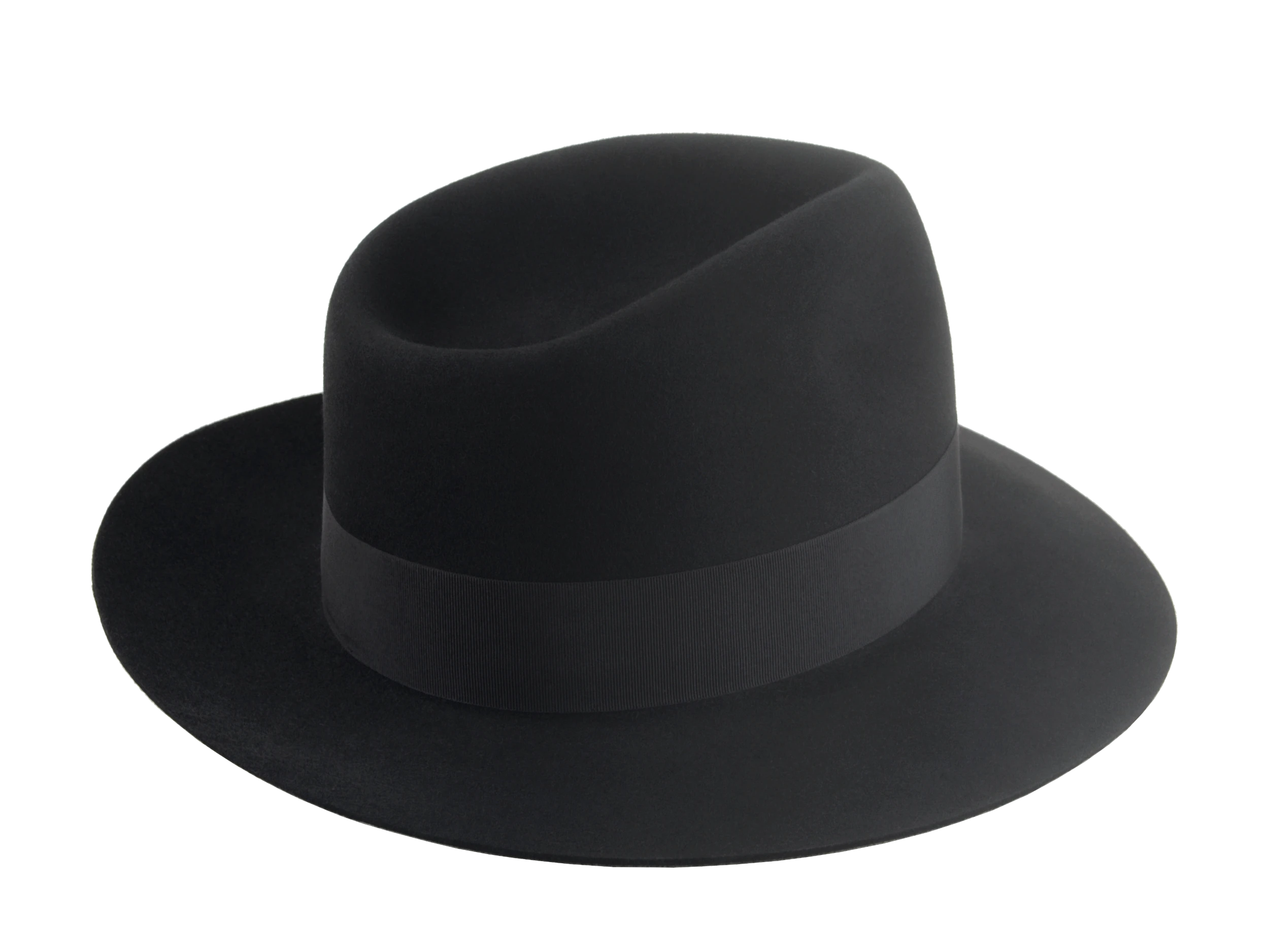The Regent: Angled view illustrating the hat's seamless and smooth surface finish | Agnoulita Hats