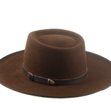 The Renegade: Perspective showing the depth and shape of the cowboy hat | Agnoulita Hats