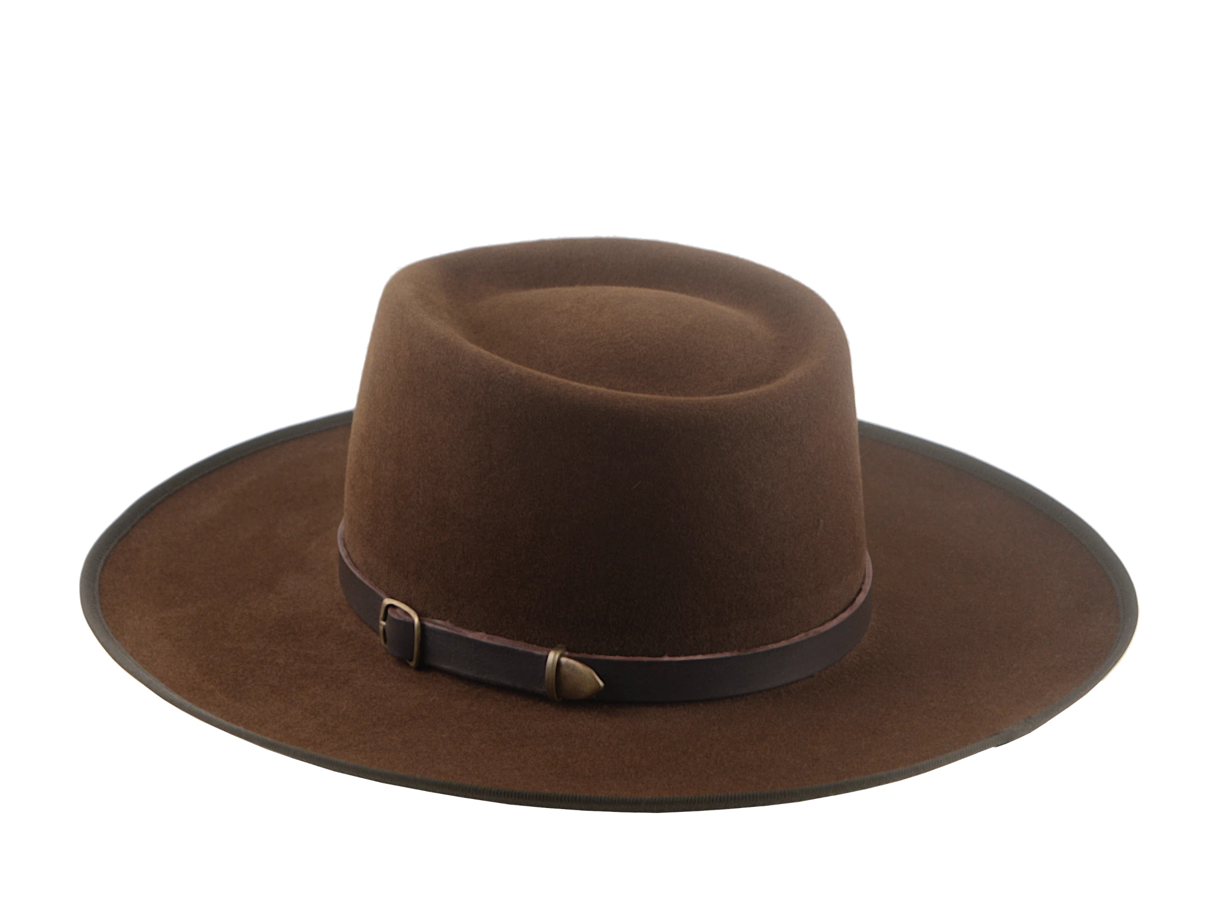 The Renegade: Perspective showing the depth and shape of the cowboy hat | Agnoulita Hats
